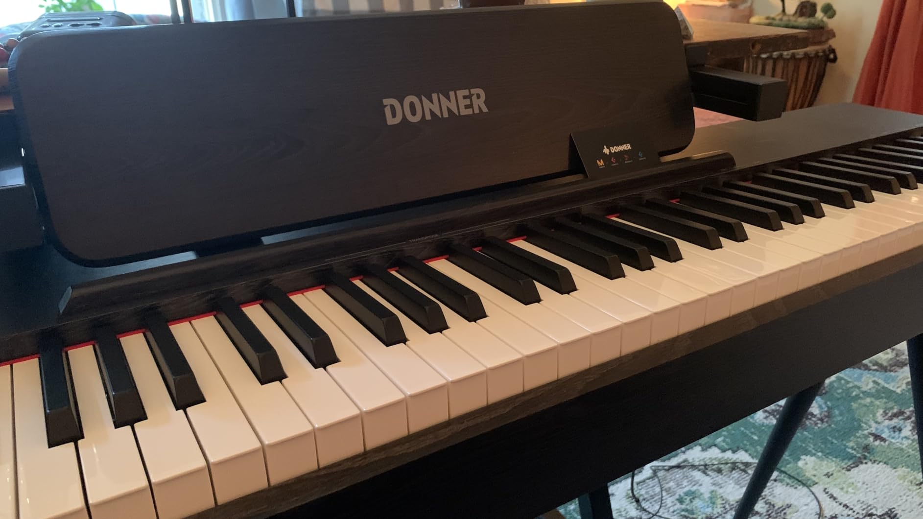 Donner OURA DDP-60 88 Key Digital Piano: Full Size Keyboard, Sensitive Touch, 8 Reverbs, Recording, 128 Voices. Includes Three Pedal, Electric Piano Keyboard for Beginners customer photo 2