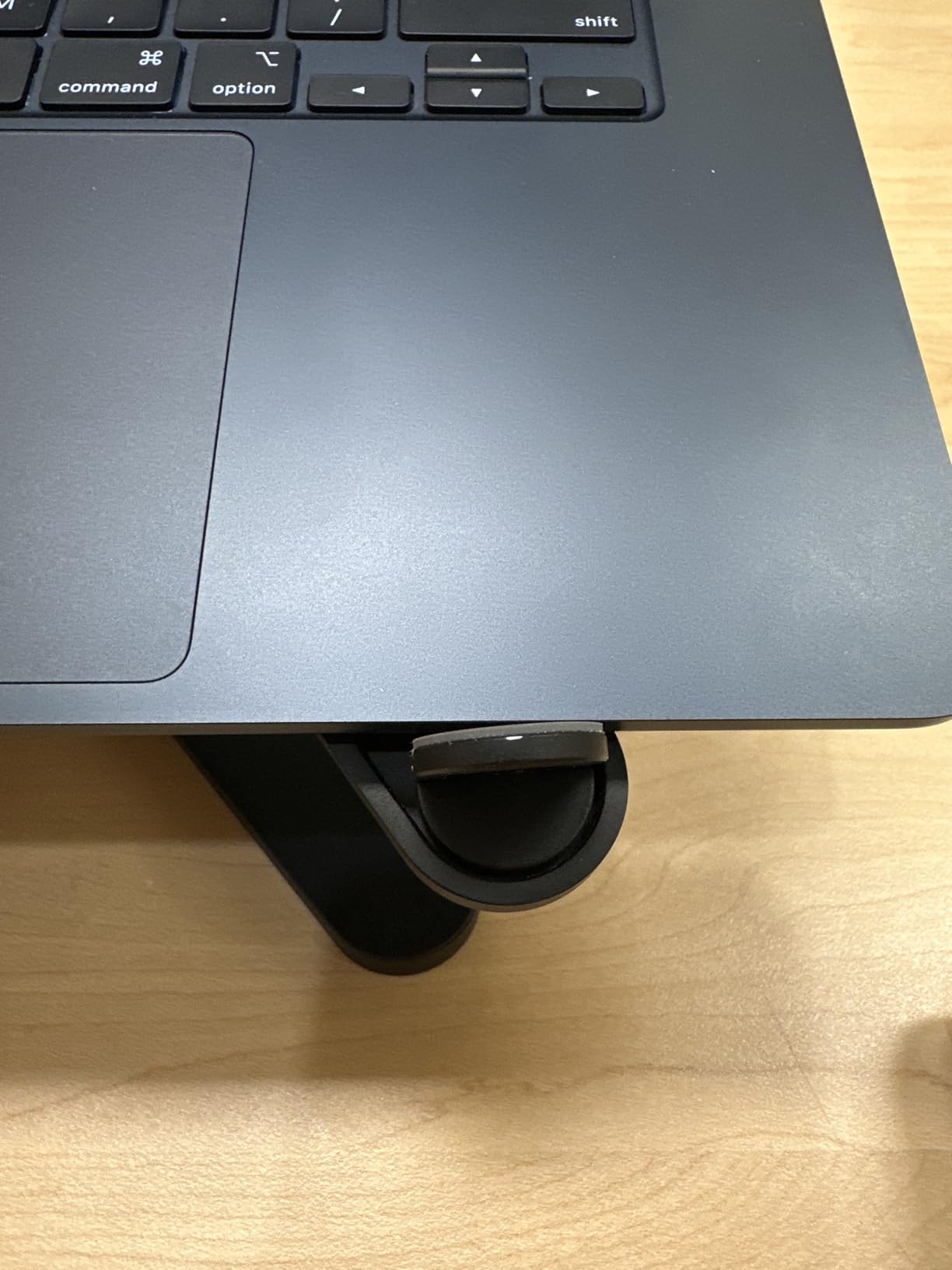 OMOTON LA10 360° Rotating Laptop Stand Riser Foldable for Desk, Silver | Aluminium Alloy, Tool-free Adjustable Height Angles, Collaborative Work, Easy Storage, Fits 11