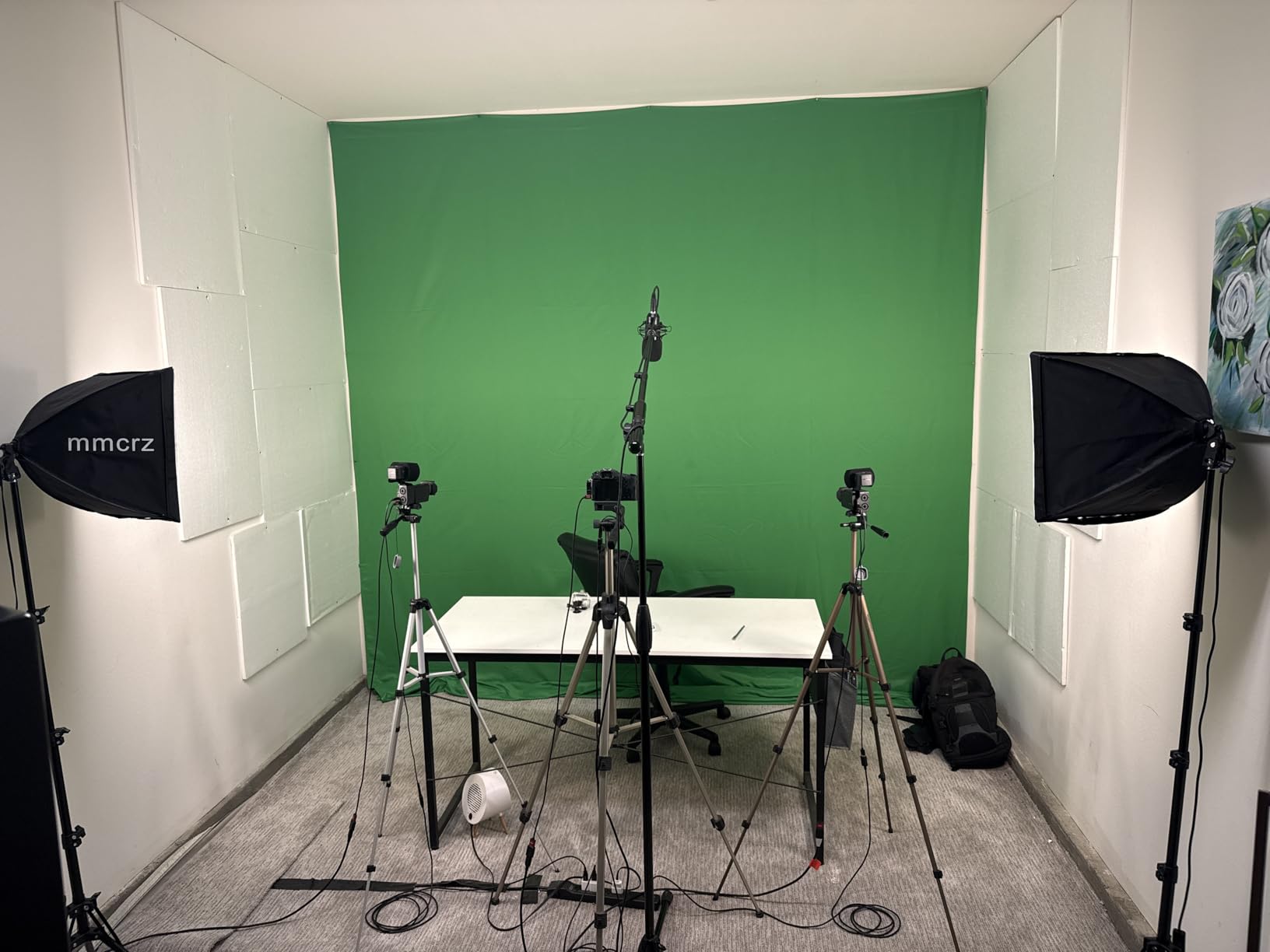 2Pack Professional Softbox Lighting Kit, 16'' x 16'' Studio Lights with 85W 2700-6500K E27 LED Bulbs, Continuous Lighting for Photography/Video Recording/Live Streaming customer photo 2