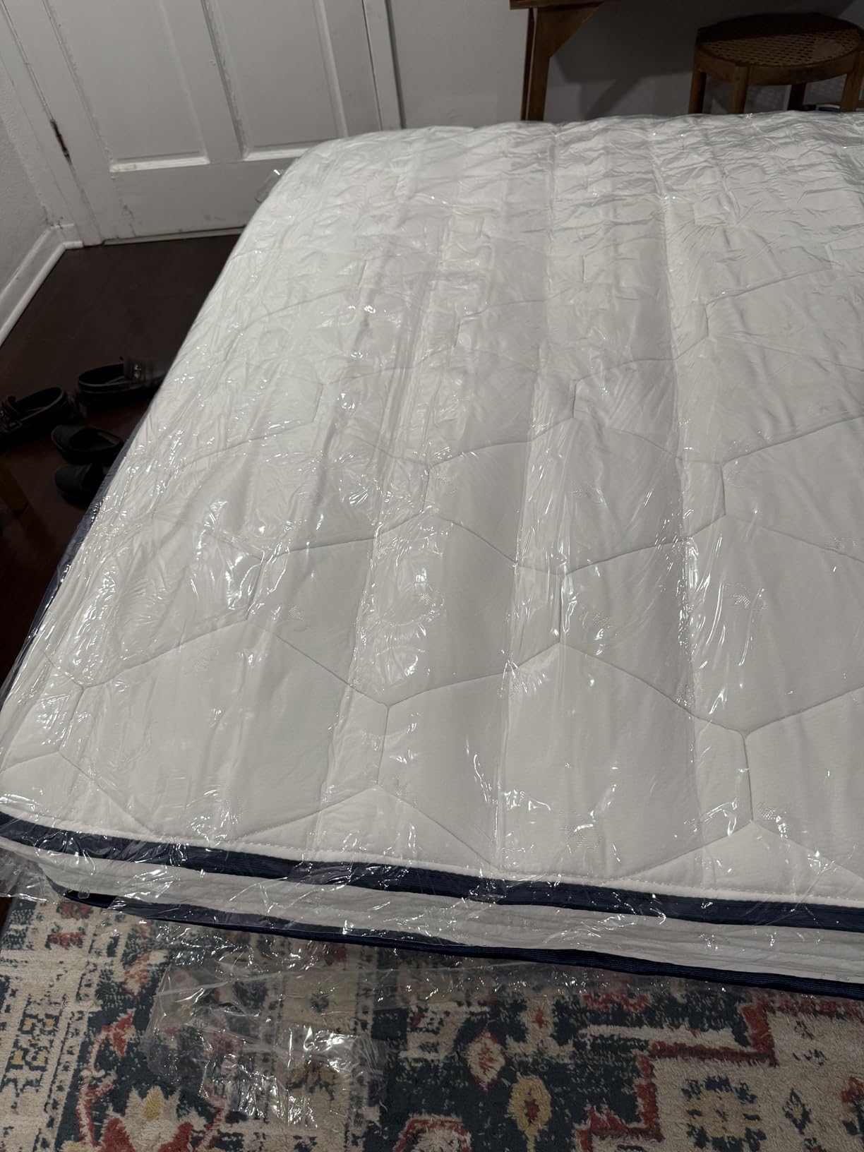 Novilla Queen Mattress, 12 Inch Hybrid Mattress Queen with Comfort Foam|Innerspring Pillow Top Mattresses in a Box, Pressure & Pain Relief, Soft Feel but Supportive, CertiPUR-US customer photo 1