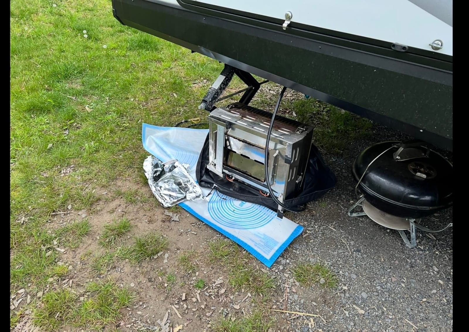 Nexgrill Tabletop 2 Burner Gas Grill, Stainless Steel with Folding Legs | Offers 28000 BTU, Locking Lid, Push & Turn Ignition, 251 Sq In Cooking Space, LP Compatibility, For Camping & Tailgating customer photo 2