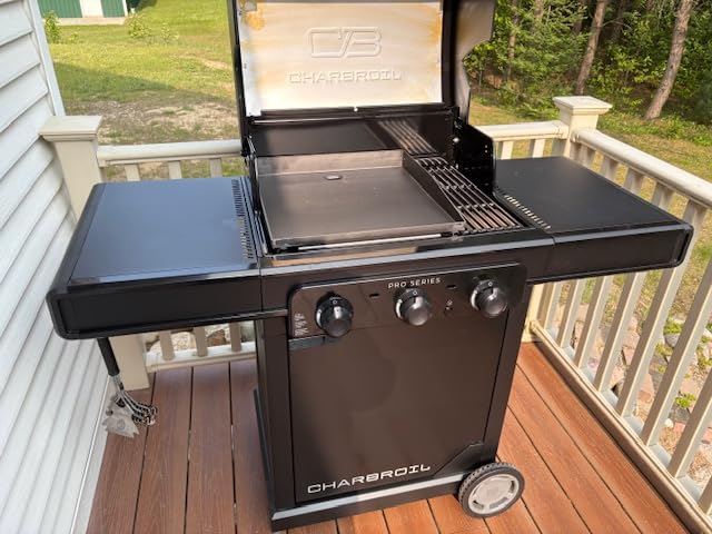 Charbroil Pro Series with Amplifire Technology 3-Burner Propane Gas Grill and Griddle Cabinet, Black - 463365124 customer photo 2