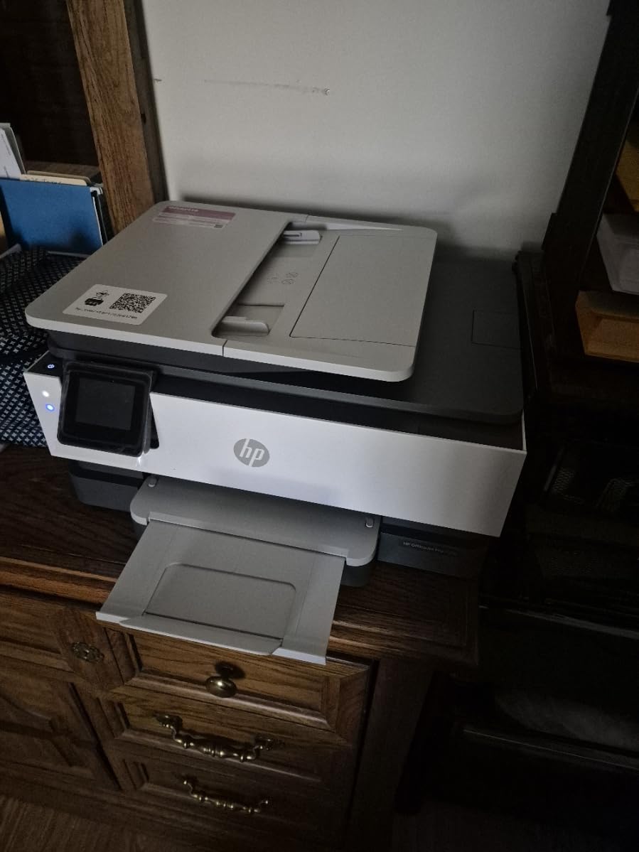 HP OfficeJet Pro 8125e Wireless All-in-One Color Inkjet Printer, Print, Scan, Copy, ADF, Duplex Printing Best-for-Home Office, 3 Month Instant Ink Trial Included, AI-Enabled (405T6A) customer photo 1