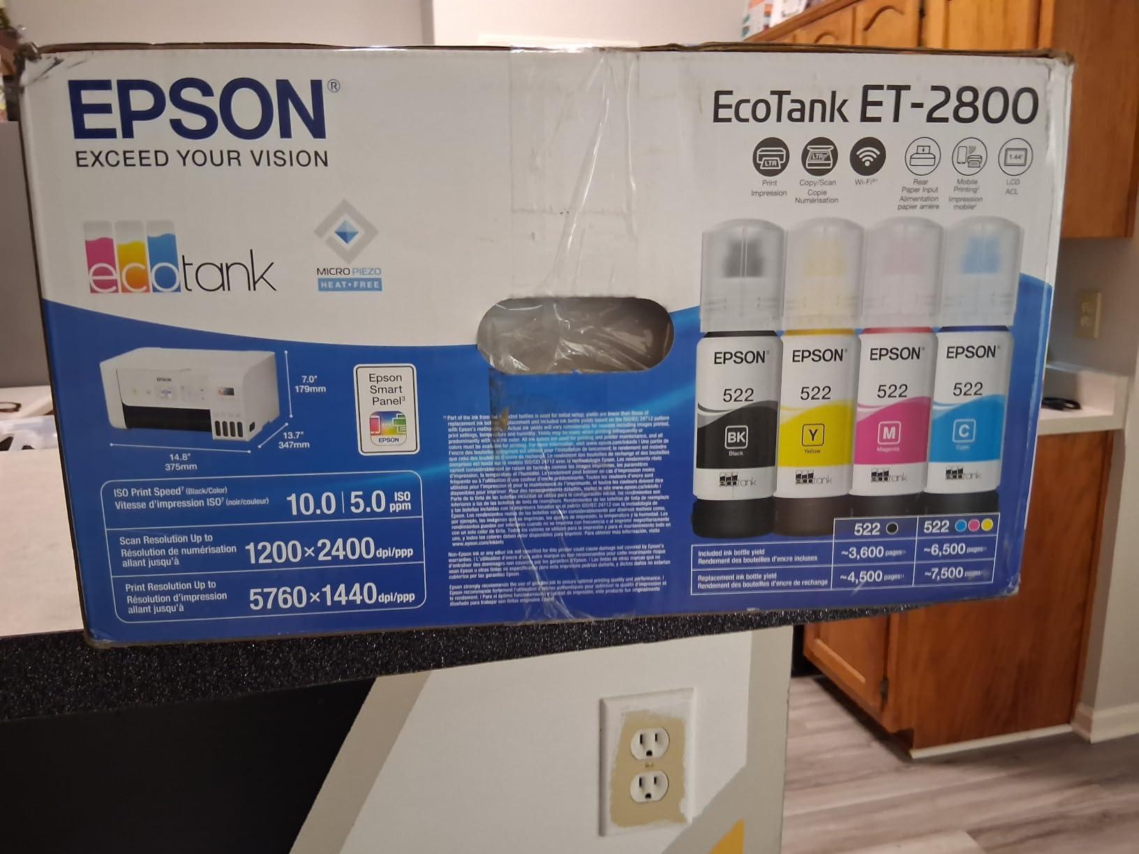 Pinckney Cartridge-Free Super-Tank Printer with Sublimation Ink Bundle for Heat Transfers, Easy Fill, Built-in Scanner & Copier customer photo 1