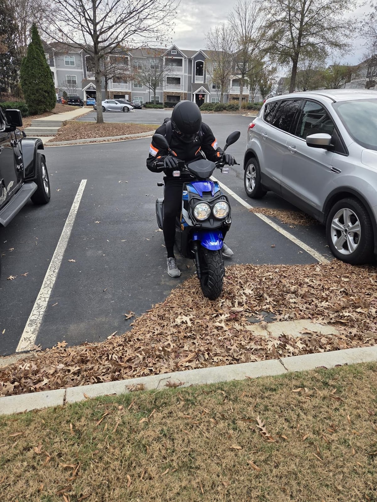 HHH Rocket 150 Moped Street Gas Scooter 150cc Motorcycle Automatic Adult Bike with 12 inch Aluminum Wheels (Black) customer photo 1