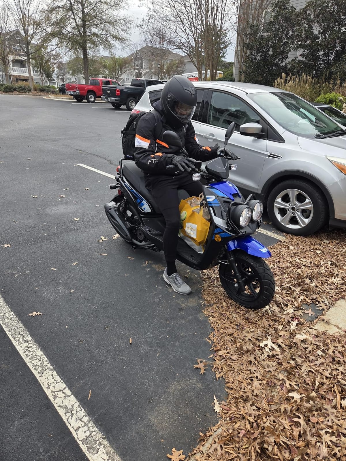 HHH Rocket 150 Moped Street Gas Scooter 150cc Motorcycle Automatic Adult Bike with 12 inch Aluminum Wheels (Black) customer photo 2