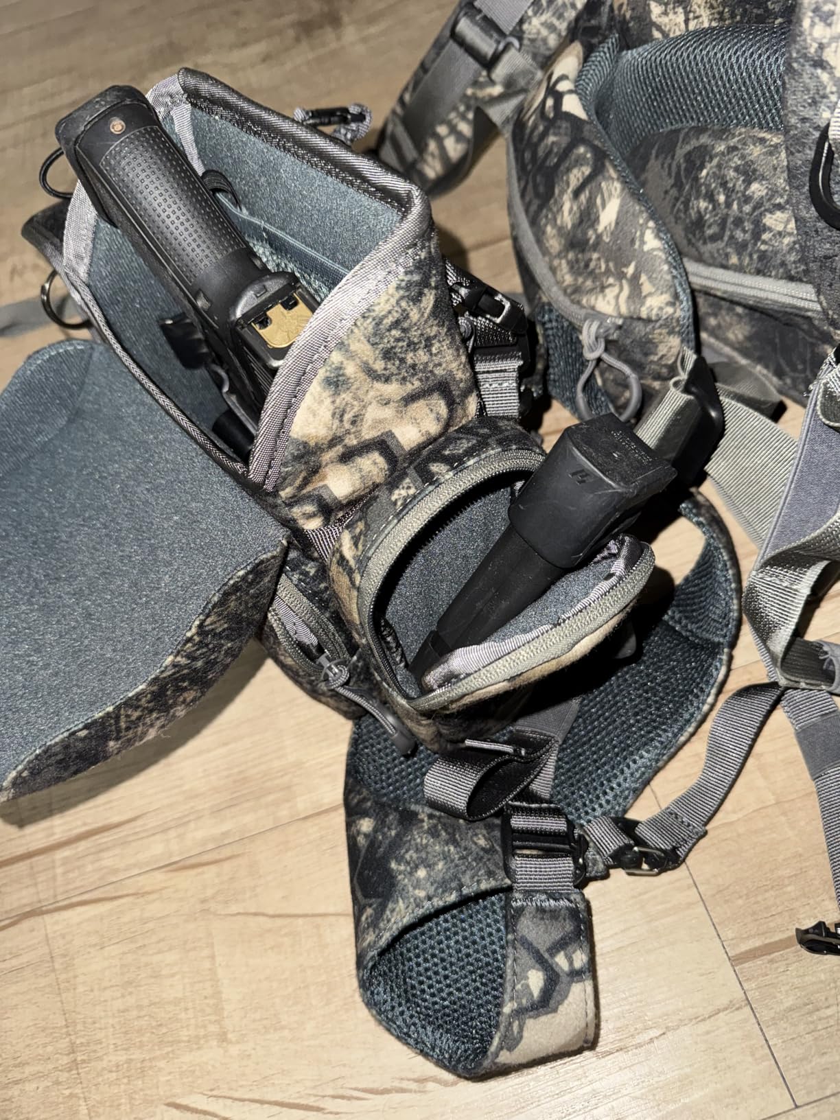 MOXULE Binocular Harness Chest Pack: Bino Case with Rangefinder Pocket for Hunting Birdwatching and Hiking customer photo 1