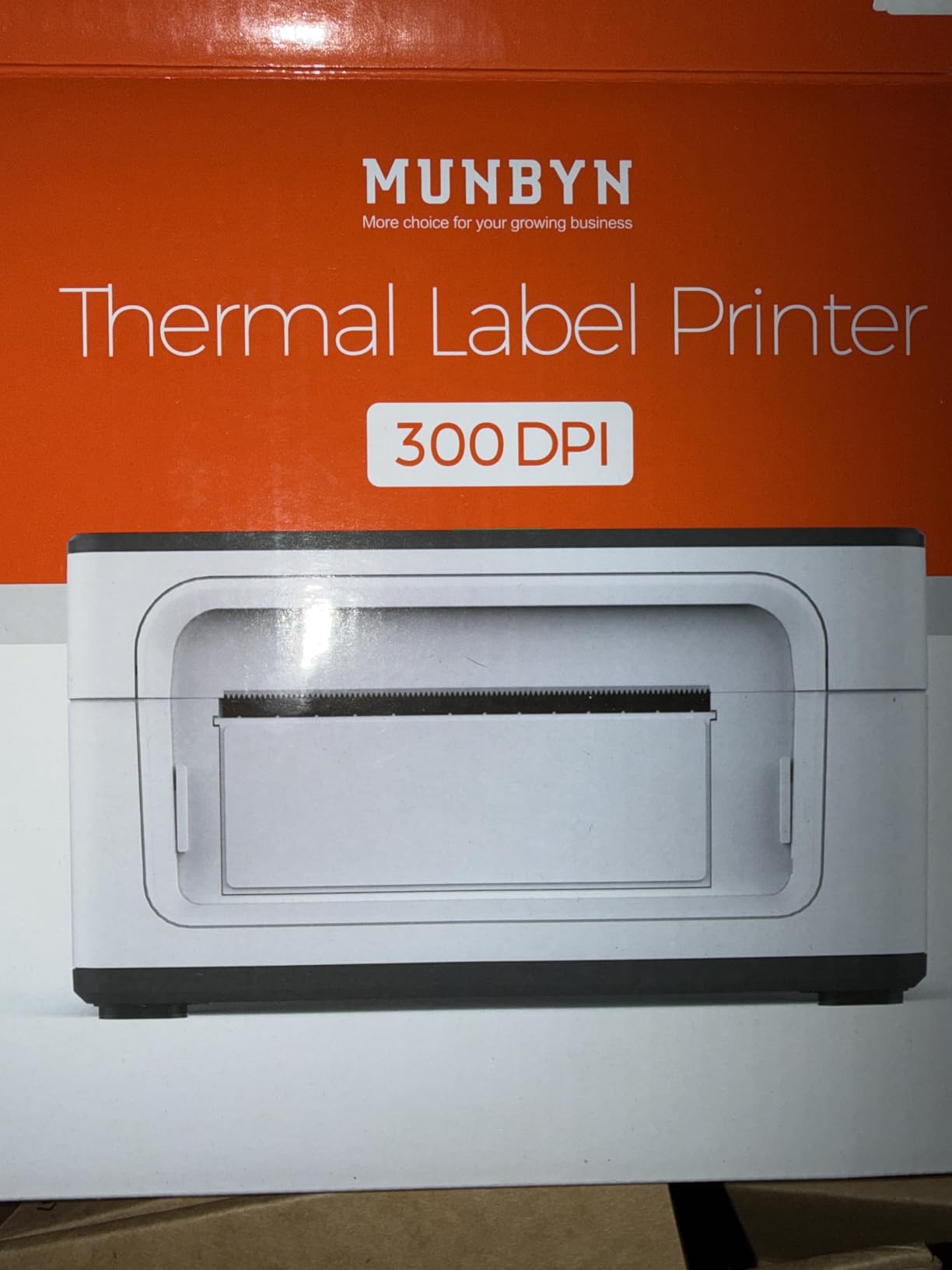 MUNBYN Bluetooth Thermal Label Printer 941BP, 300DPI Wireless 4x6 Shipping | USB & Bluetooth, iOS & Android Support, Windows & Mac Compatible, Small Business, Home Office, Ecommerce Sellers (White) customer photo 2
