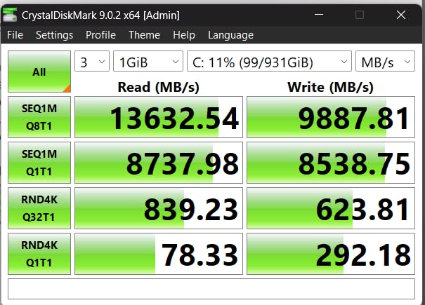 SABRENT Rocket 5 2TB Advanced Performance Internal M.2 PCIe GEN 5 14GB/s X4 NVMe SSD customer photo 1