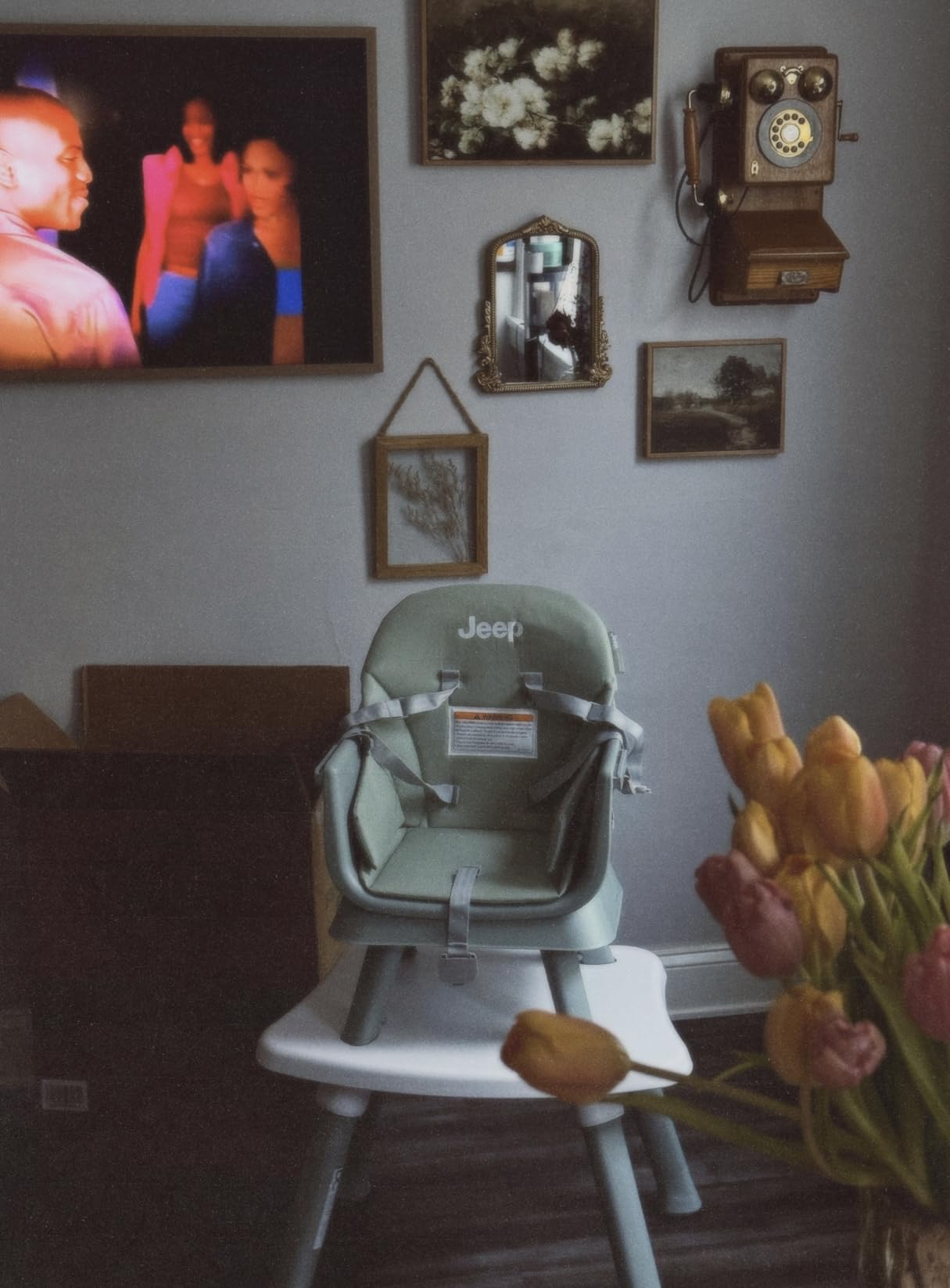 Jeep Milestone 6-in-1 High Chair by Delta Children - High Chair Converts to Stool, Booster Seat, Toddler Chair, Activity Table and Desk and Chair, Sage Green customer photo 1