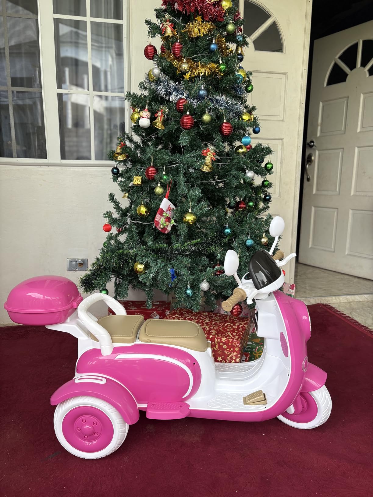 12V 2-Seater Ride on Motorcycle for Kids customer photo 2
