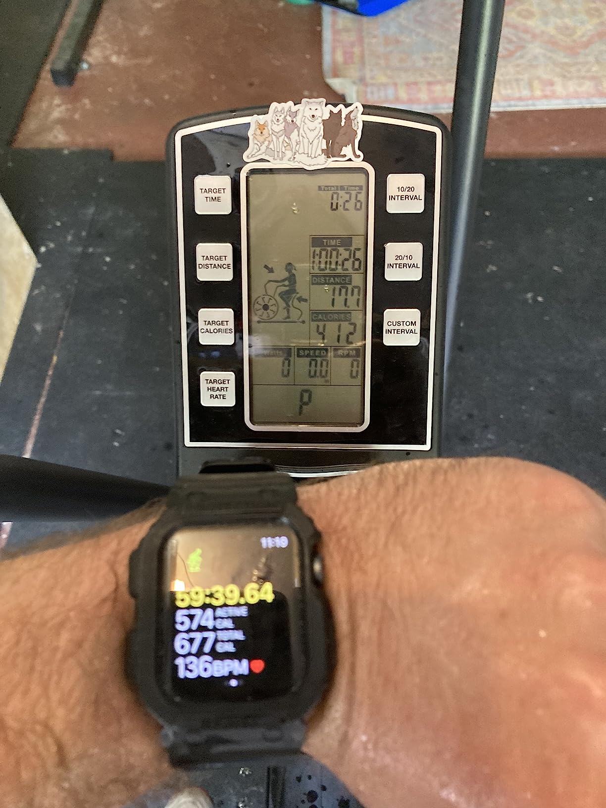 Sunny Health & Fitness Smart Fan Bike for Home Gym, Full Body HIIT & Interval Cardio Training with Air Resistance, Customizable Performance Monitor & Free SunnyFit App Connectivity - SF-B223018 customer photo 1