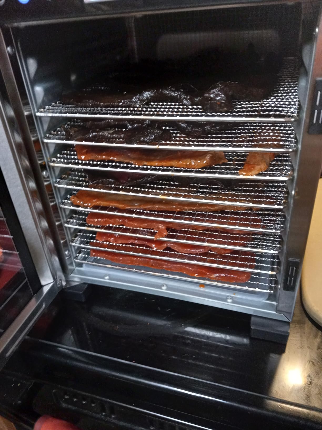 Magic Mill Pro Food Dehydrator Machine | 10 Stainless Steel Trays | Dryer for Jerky, Dog Treats, Herb, Meat, Beef, Fruit | Keep Warm Function, Digital Timer and Temperature Control, ETL Approved customer photo 2