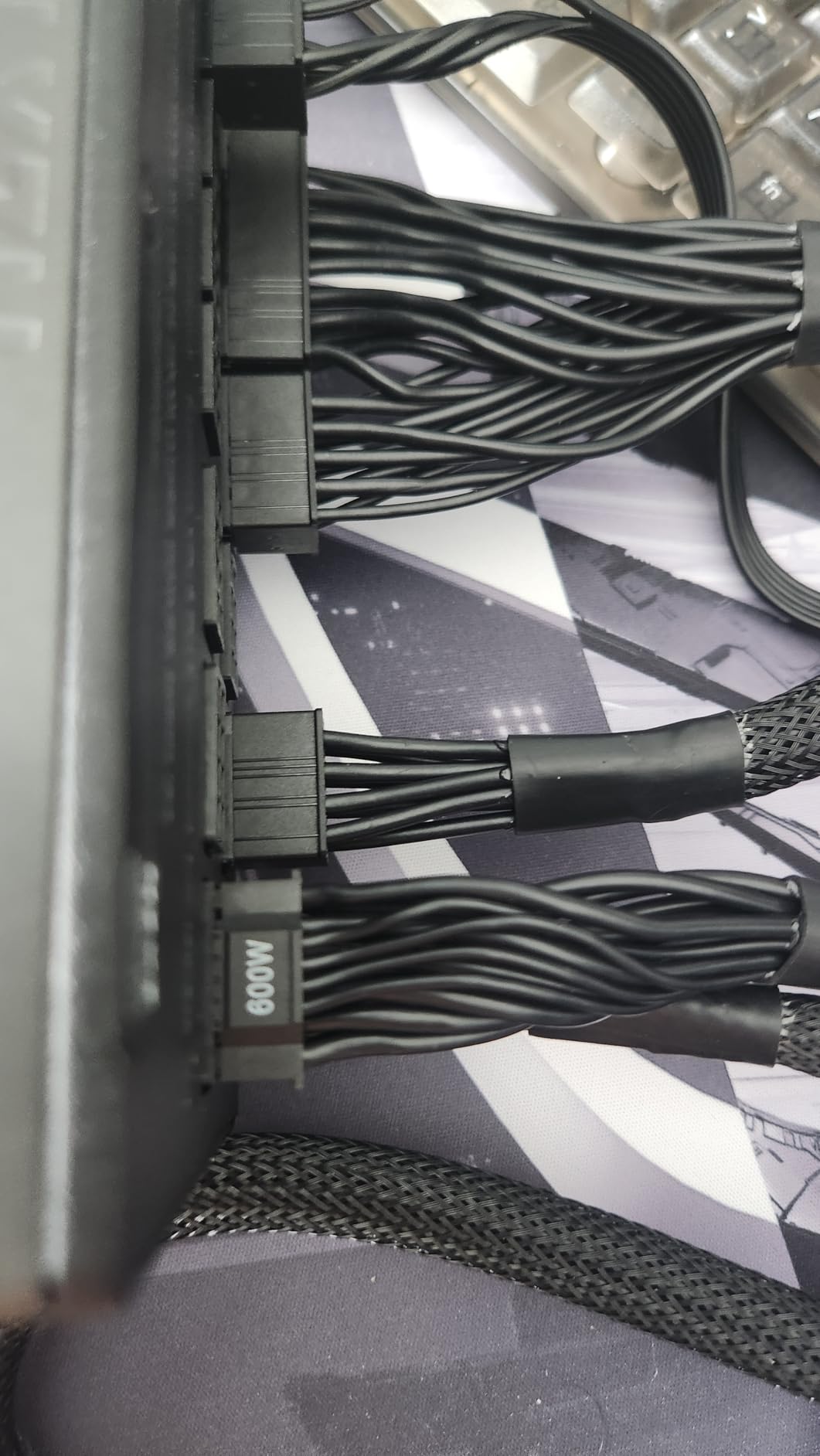 NZXT C1000 Gold ATX 3.1 - Fully Modular Low-Noise PC Gaming Power Supply - 1000 Watts - 80 Plus Gold - 12V-2x6 Connector - Zero Fan Mode - 100% Japanese Capacitors - Black customer photo 1