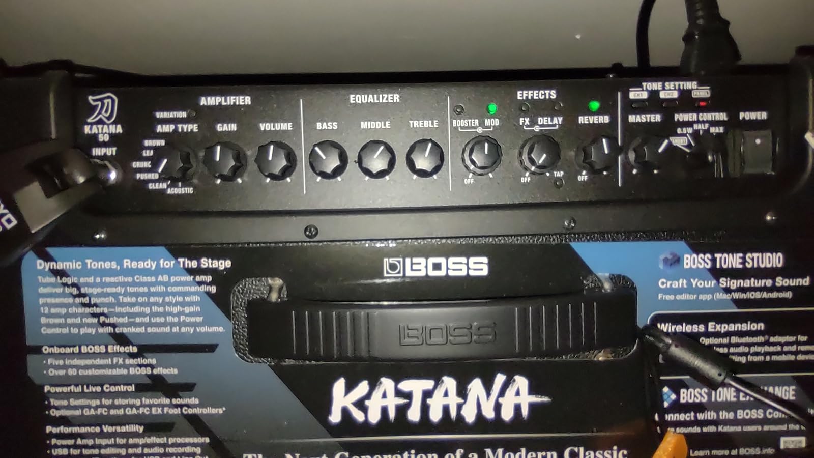 BOSS Katana-50 Gen 3 Guitar Amplifier, 50-Watt Combo Amp customer photo 1