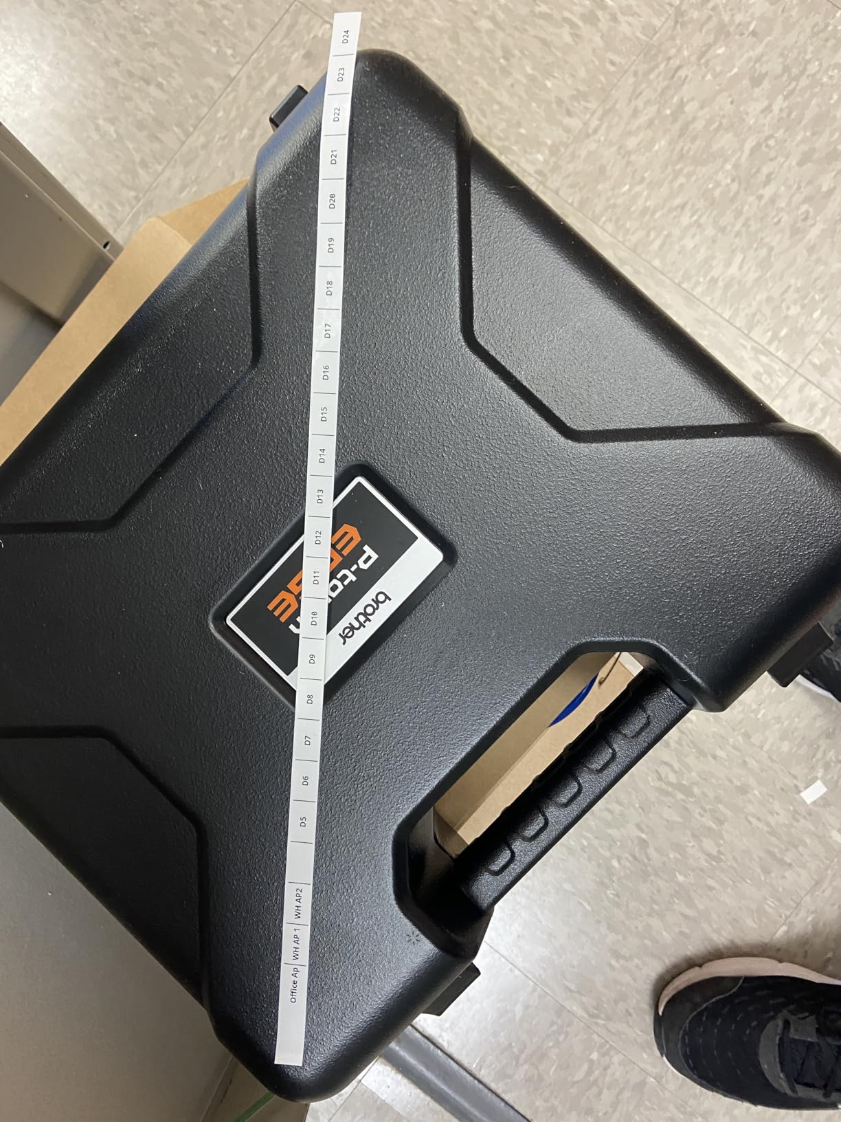Brother PT-E310BT Industrial Label Printer Bluetooth USB-C | Portable industrial label printer with Bluetooth and USB-C connectivity for field labeling customer photo 1