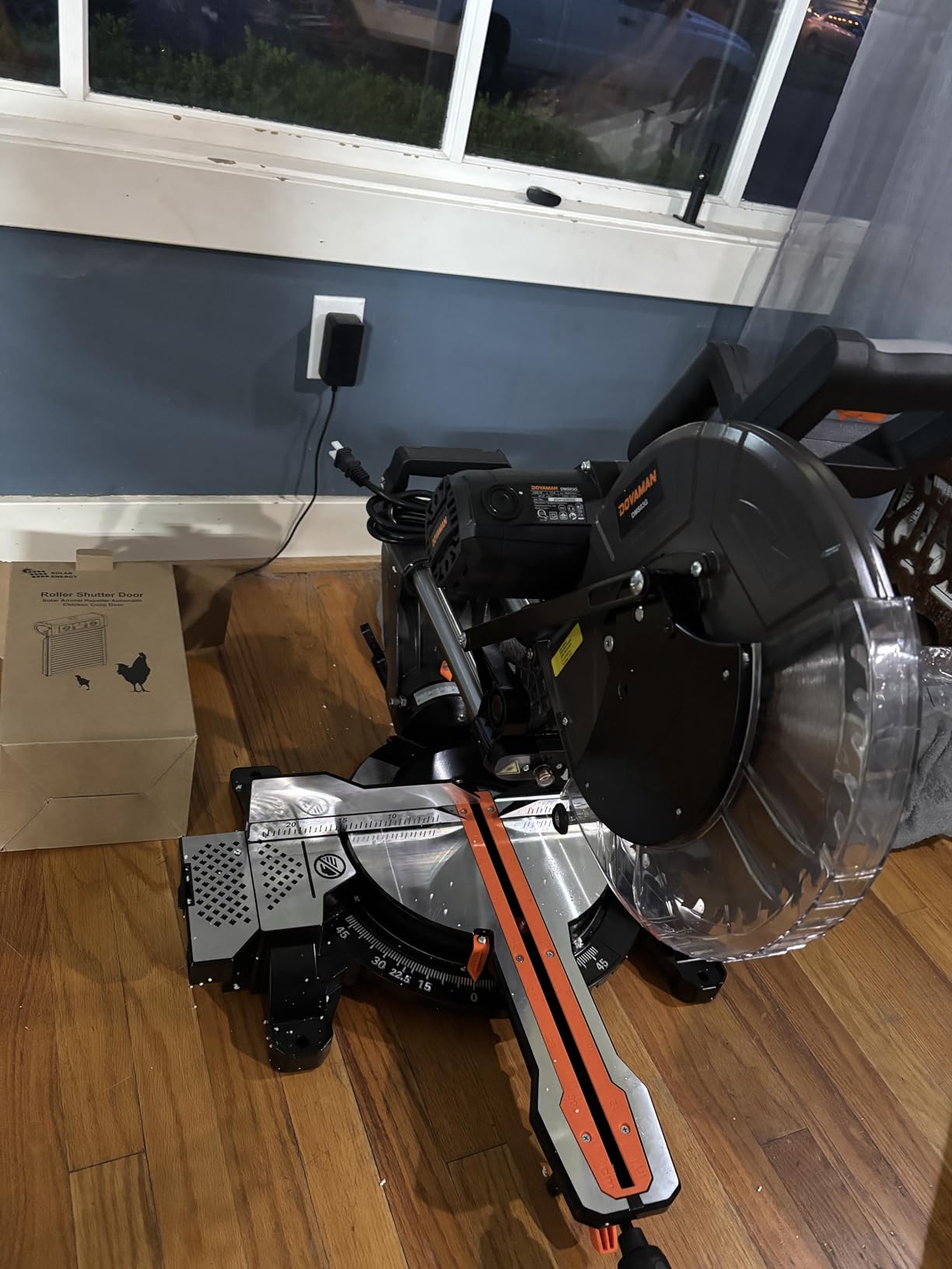 DOVAMAN 12-Inch Dual-Bevel Miter Saw, Compound Sliding Miter Saw customer photo 1