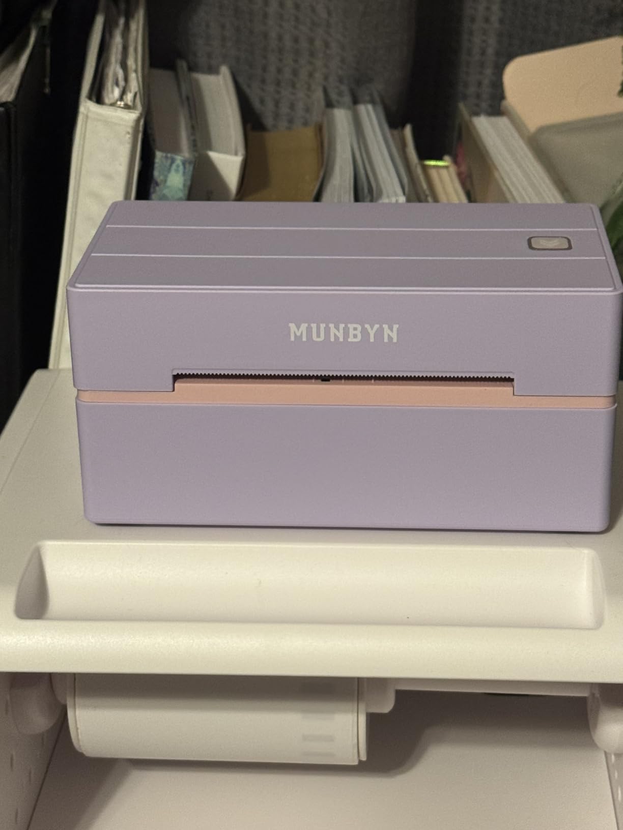 MUNBYN Bluetooth Thermal Label Printer, Wireless 4x6 Shipping Label Printer | Work for Shipping Packages Small Business Office or Home, Compatible with iPad iPhone Android Windows macOS Chrome customer photo 2