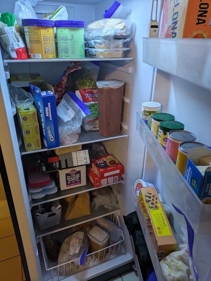 BLACK+DECKER 18 Cu. Ft. French Door Refrigerator, Ice Maker, Stainless Look | Full Size Refrigerator with Bottom Mount Freezer Drawer, Frost Free, ENERGY STAR Certified, Auto Defrost customer photo 2