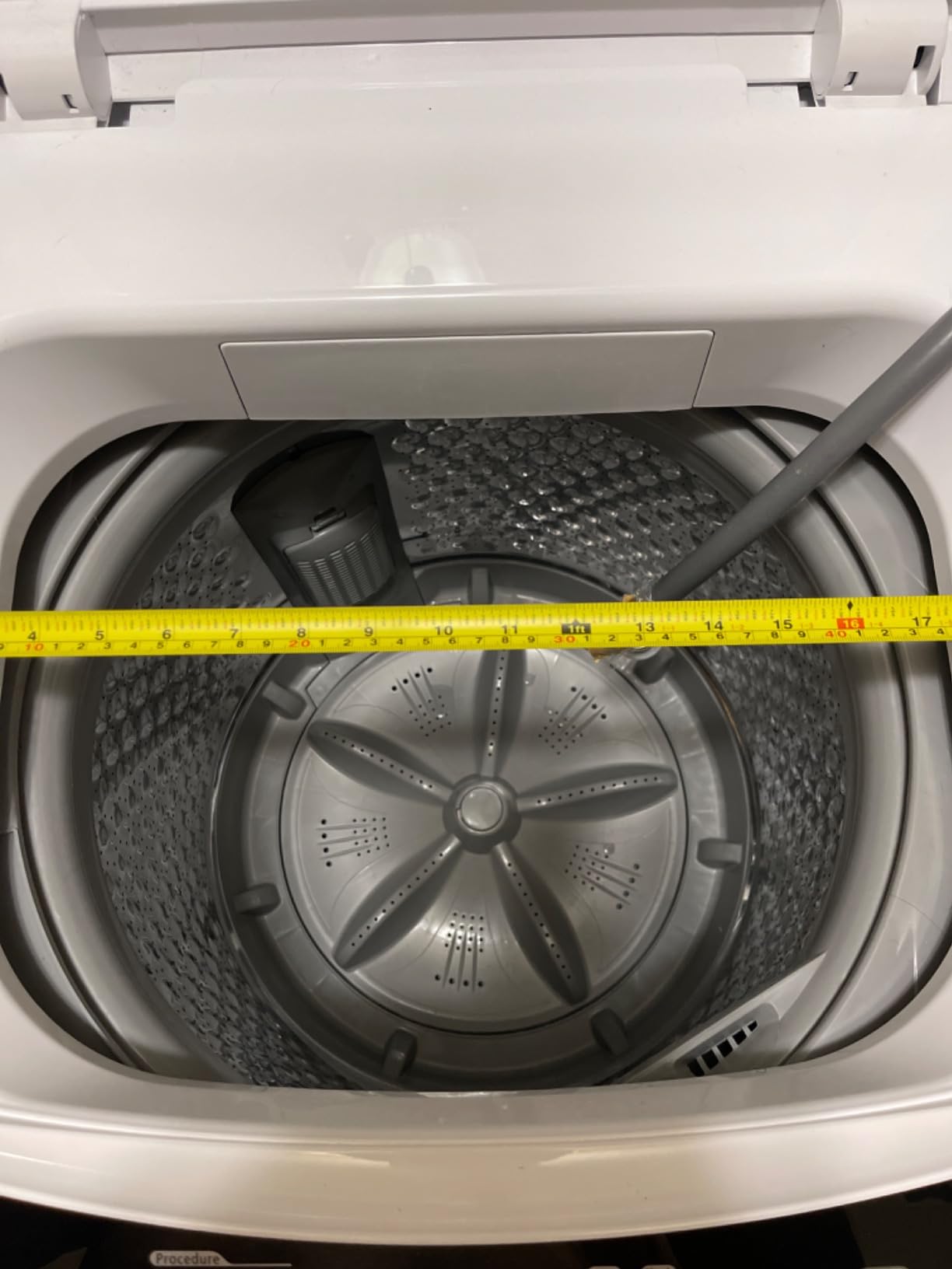 BLACK+DECKER 4.1 Cu. Ft. Top Load Washing Machine with Agitator, BTLW41MW customer photo 2