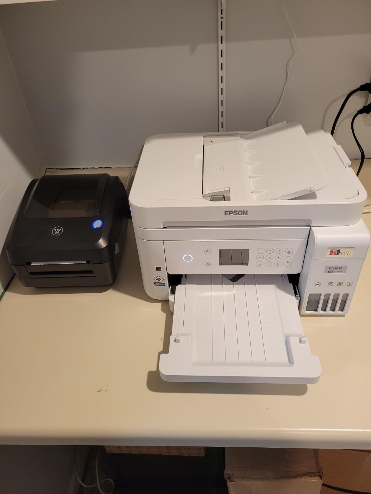 Westinghouse Thermal Shipping Label Printer USB, 4x6 Label Commercial Grade, Compatible with USPS, UPS, FedEx, Shopify, Amazon, Small Business, Desktop Label Printer for Packages, Includes Labels customer photo 1