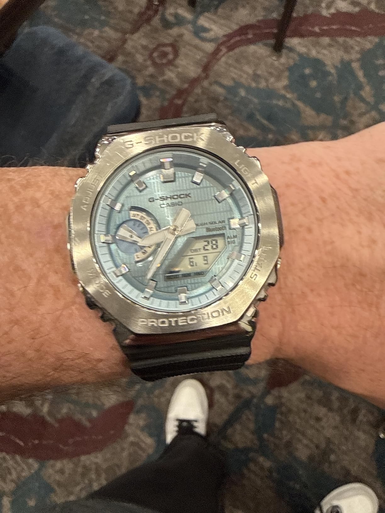 Casio G-Steel Watch GBM2100A Solar Powered, Stainless Steel customer photo 1