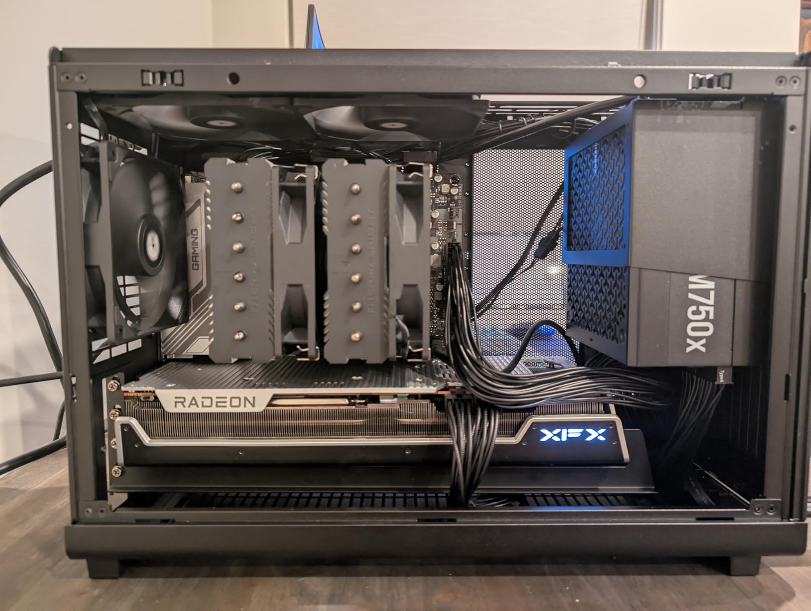 Lian Li A3-mATX Computer Case-26.3L Micro Form Factor-Black-A3X.US | No Fans Included, Supports 360mm AIO Modularity Design, Supports M-ATX and ITX Motherboard, DAN Collaboration customer photo 2