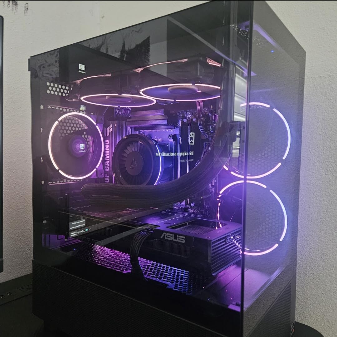 Thermaltake View 170 TG ARGB Black Micro-ATX Case; 3x120mm ARGB Fans Included; Supports Up to 280mm Radiator; Front & Side Dual Tempered Glass Panel; CA-1Z4-00M1WN-00; 3 Year Warranty customer photo 1