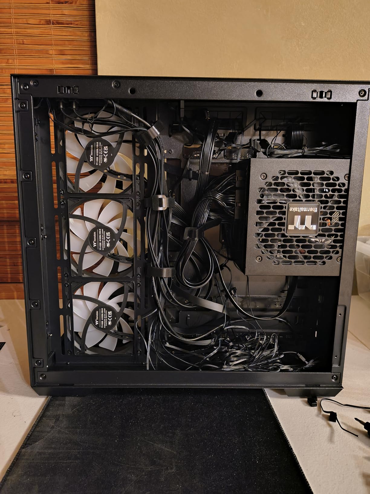 Thermaltake View 170 TG ARGB Black Micro-ATX Case; 3x120mm ARGB Fans Included; Supports Up to 280mm Radiator; Front & Side Dual Tempered Glass Panel; CA-1Z4-00M1WN-00; 3 Year Warranty customer photo 2