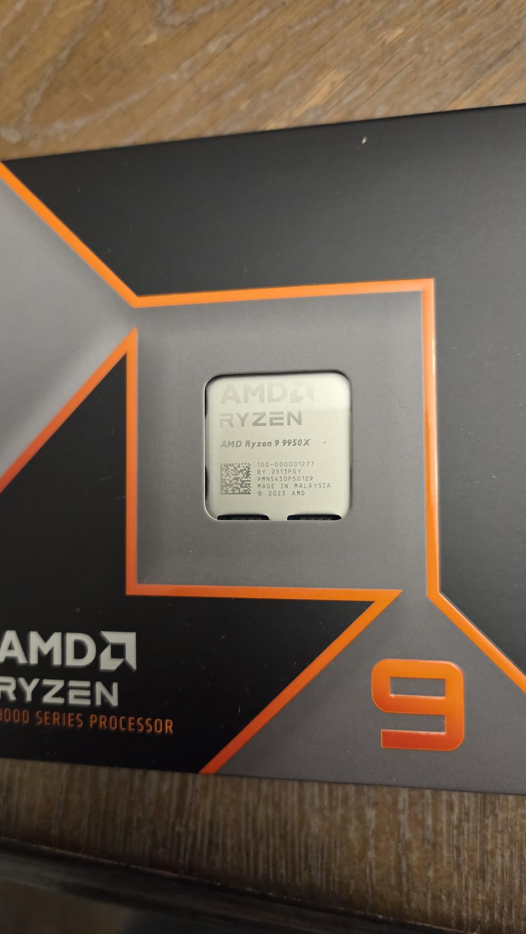 AMD Ryzen 9 9950X 16-Core, 32-Thread Unlocked Desktop Processor customer photo 1