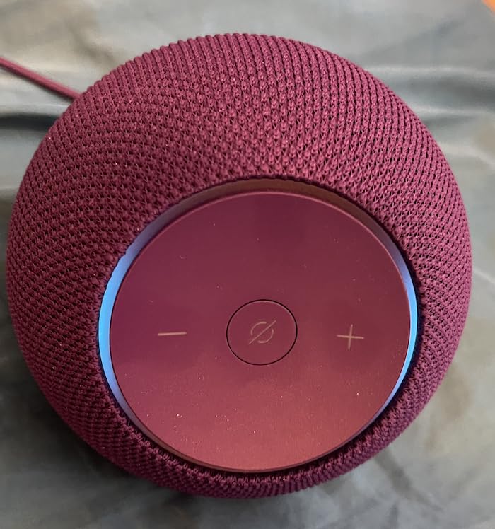 Echo Dot Max (newest model), Alexa speaker with room-filling sound and nearly 3x bass, Graphite customer photo 1