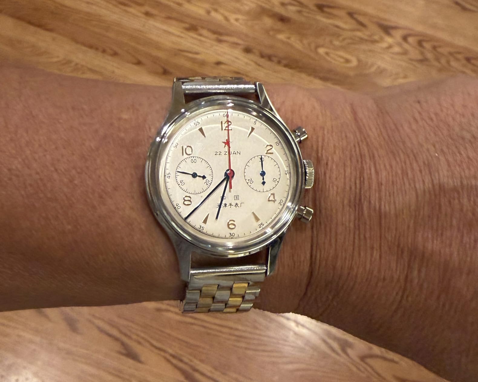 SEA-GULL Men's Mechanical Wristwatch 1963 Aviation Chronograph Pilot Mechanical Watch, Manual Winding, GD 1963 International Edition, ST1901 customer photo 1