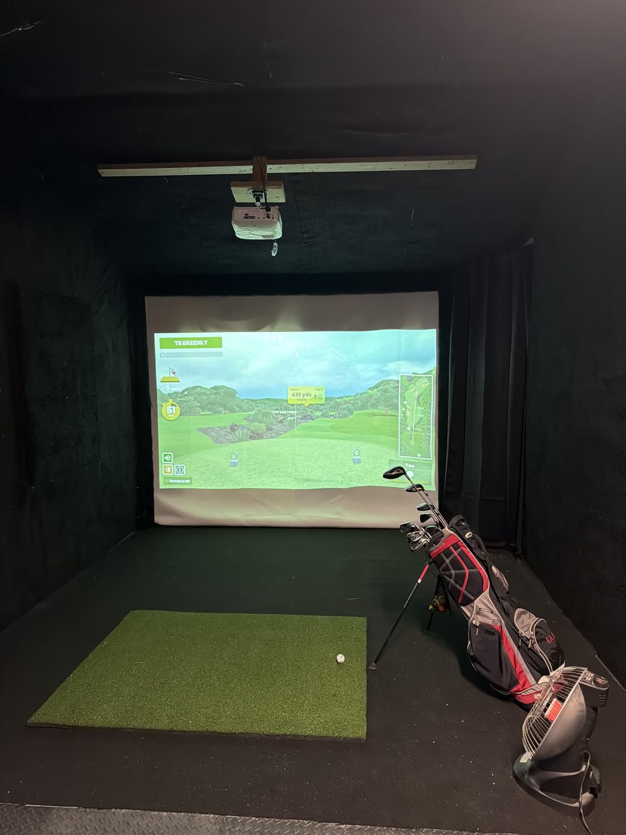 Bltend Golf Mat 36mm: 5x4ft/6x4ft Golf Hitting Mat Practice Outdoor Indoor | Elite Dense Artificial Turf, Heavy Duty Thickened EVA Backing, Balls & Tees, Driving Chipping Backyard Simulators Practice customer photo 1