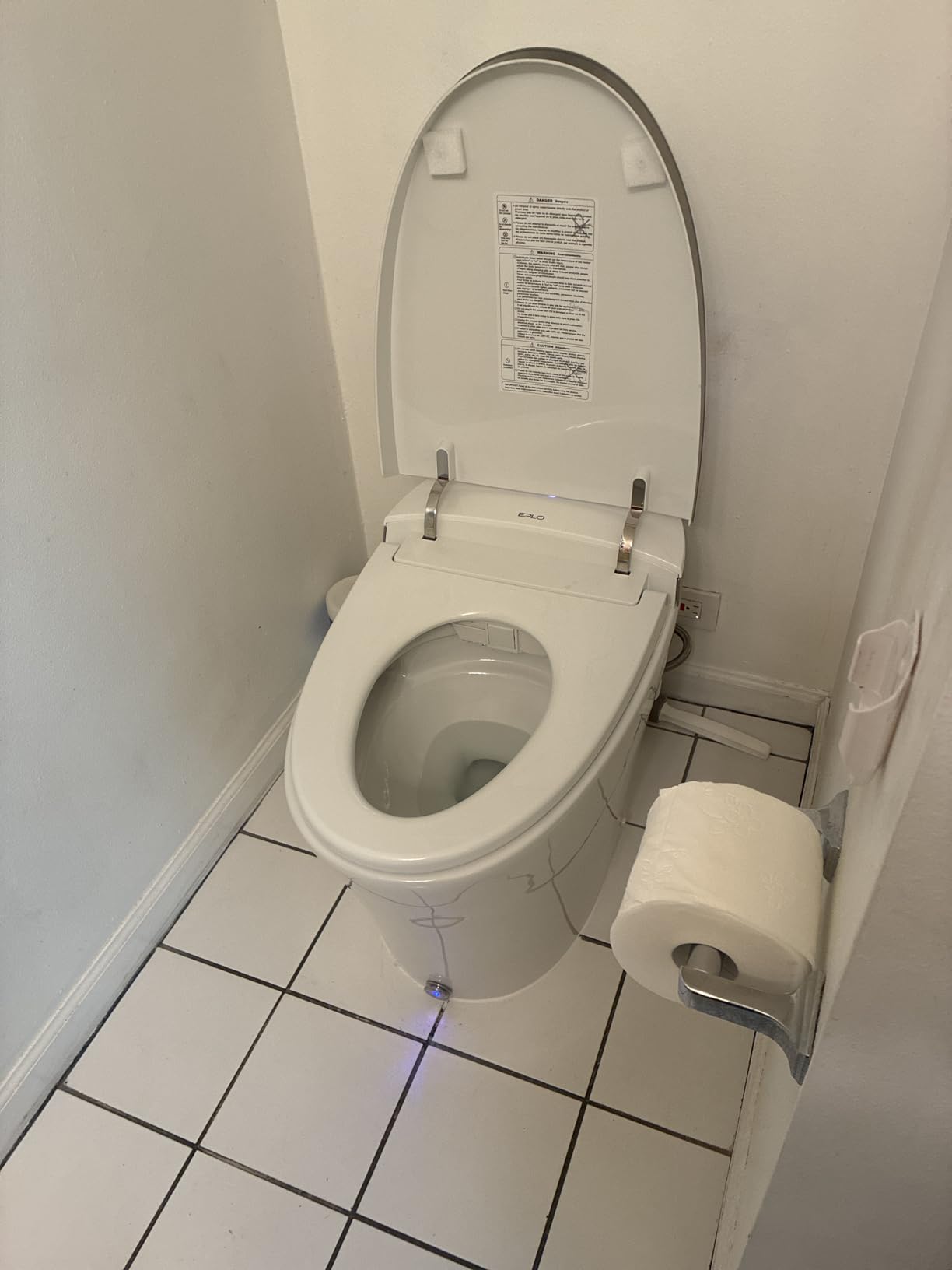 EPLO Smart Toilet Built in Tank Auto Open Bidet with Foam Shield - iX7 PRO, Elongated Heated Seat, Booster Pump-Assisted 1000g MaP Auto Flush, Instant Heated Water, 17