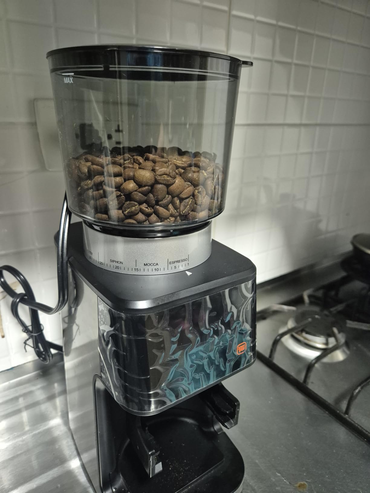 SHARDOR Conical Burr Espresso Coffee Grinder Electric with Precision Timer 2.0, Touchscreen Adjustable Burr Mill with 51 Precise Settings for Home Use, Anti-static, Stainless Steel customer photo 1