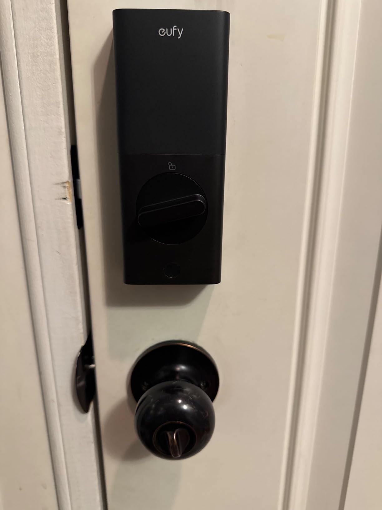 eufy Security Smart Lock C30, Keyless Entry Door Lock, Built-in Wi-Fi | Easy Installation, App Remote Control, Reliable Power, Keypad Deadbolt for Front Door, BHMA Grade 3, Black customer photo 2