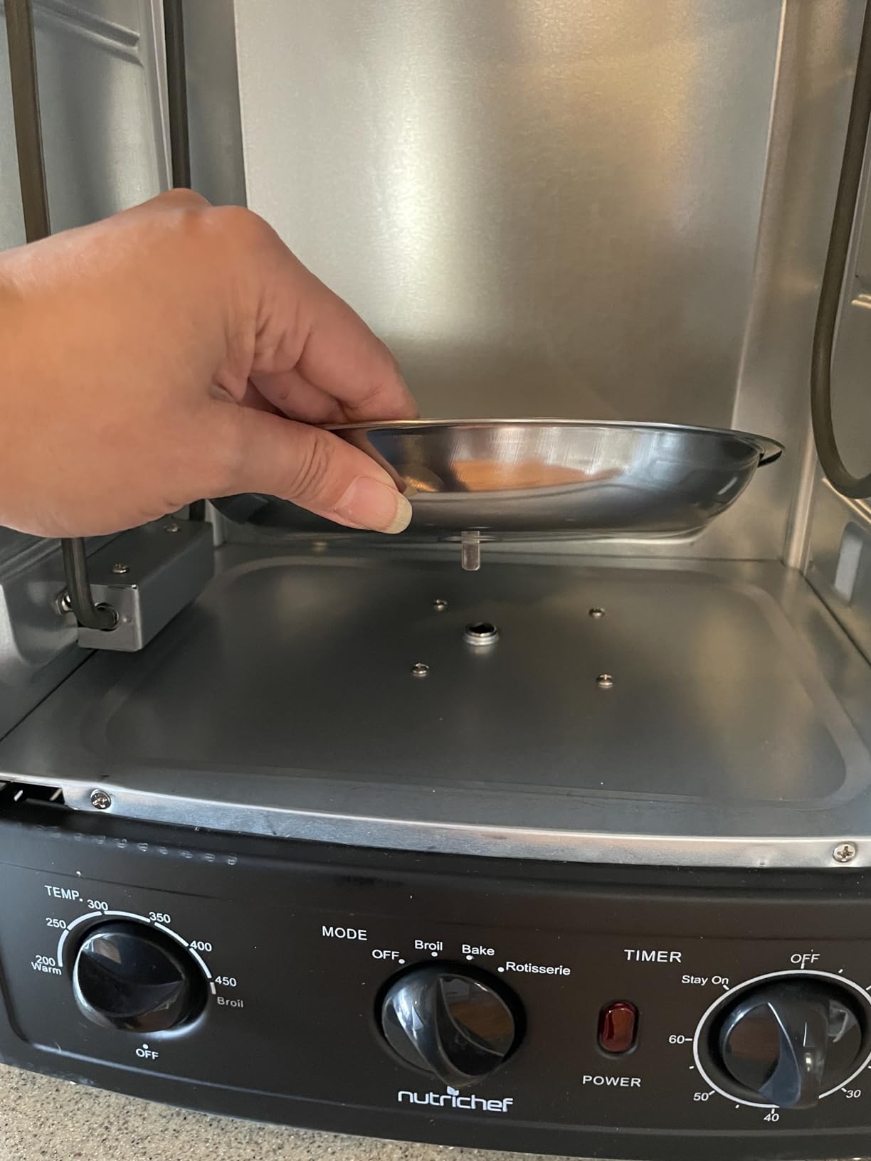 Nutrichef Vertical Countertop Oven with Rotisserie customer photo 1
