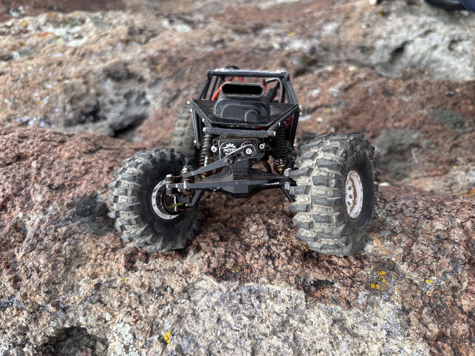INJORA +5mm Diamond Portal Axle with Lay Down Servo Mount for TRX4M (Silver) customer photo 1