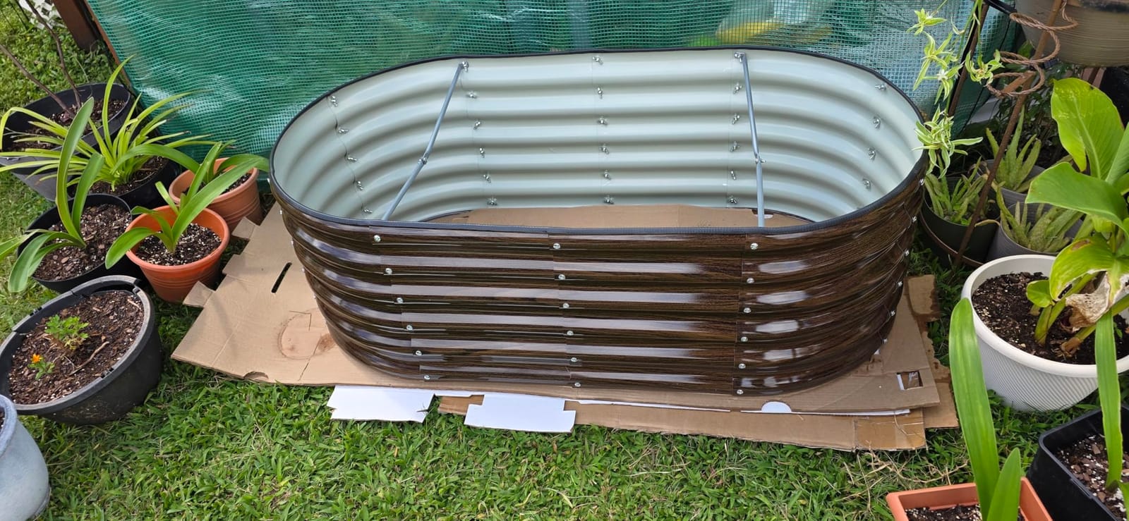 SnugNiture 3 Pcs 4x2x1.5ft Raised Garden Bed Outdoor, 17