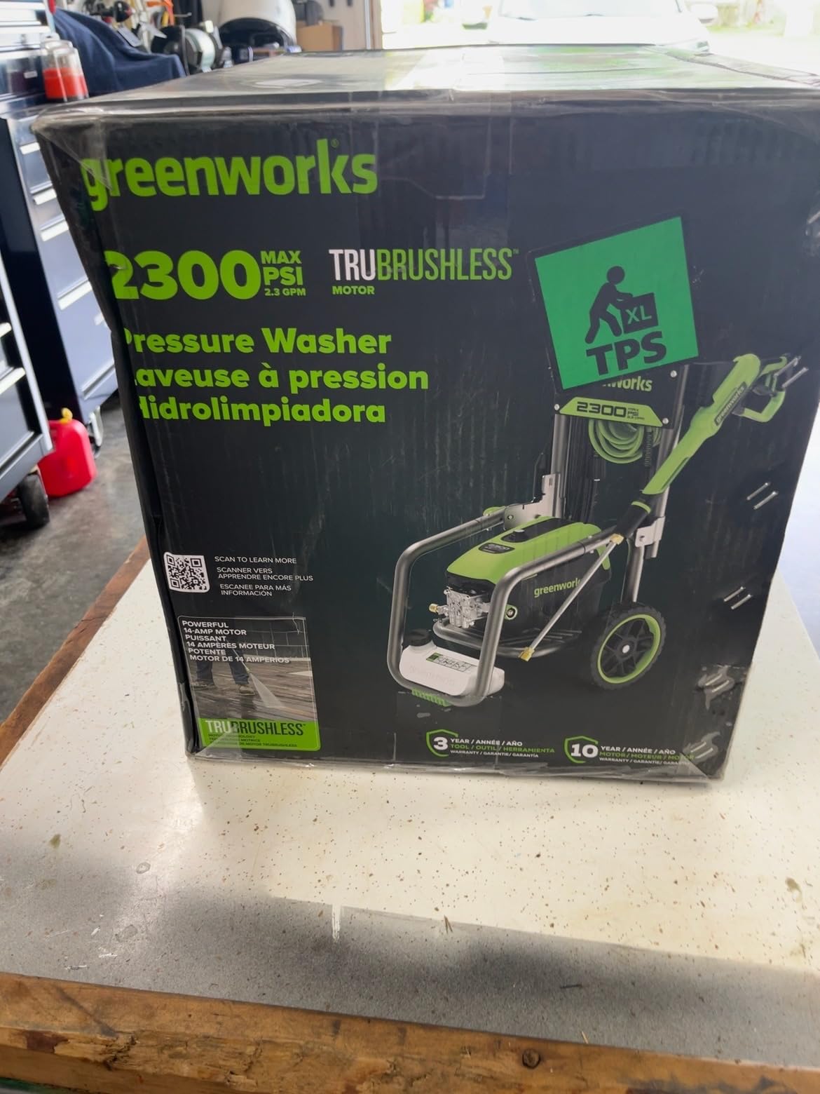 Greenworks Pro 2300 PSI 2.3 GPM Electric Pressure Washer(SGS Certified) customer photo 1