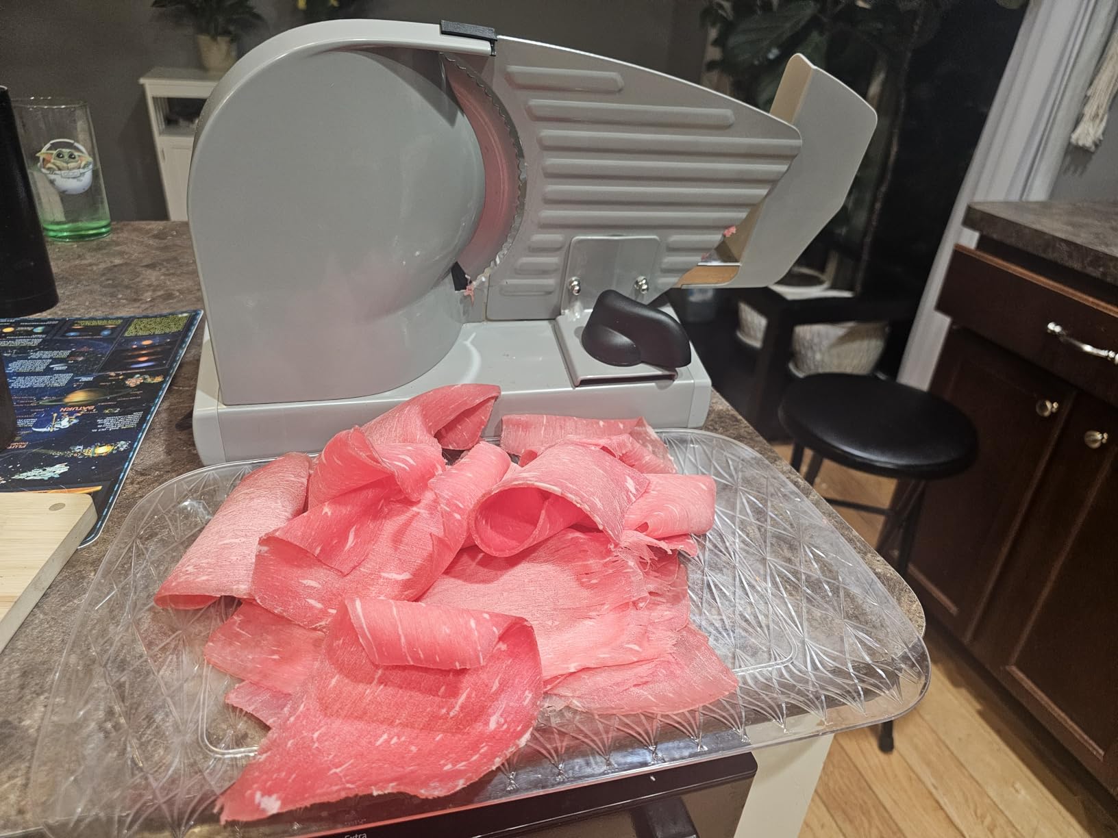 Meat Slicer Machine for Home, 200W Food Slicer with Two 7.5