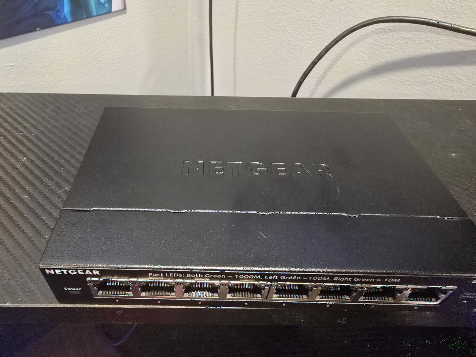 NETGEAR 8-Port Gigabit Ethernet Easy Smart Managed Network Switch (GS308E) | Essentials Model, Desktop or Wall Mount, Home Network Hub, Office Ethernet Splitter, Silent Operation customer photo 2