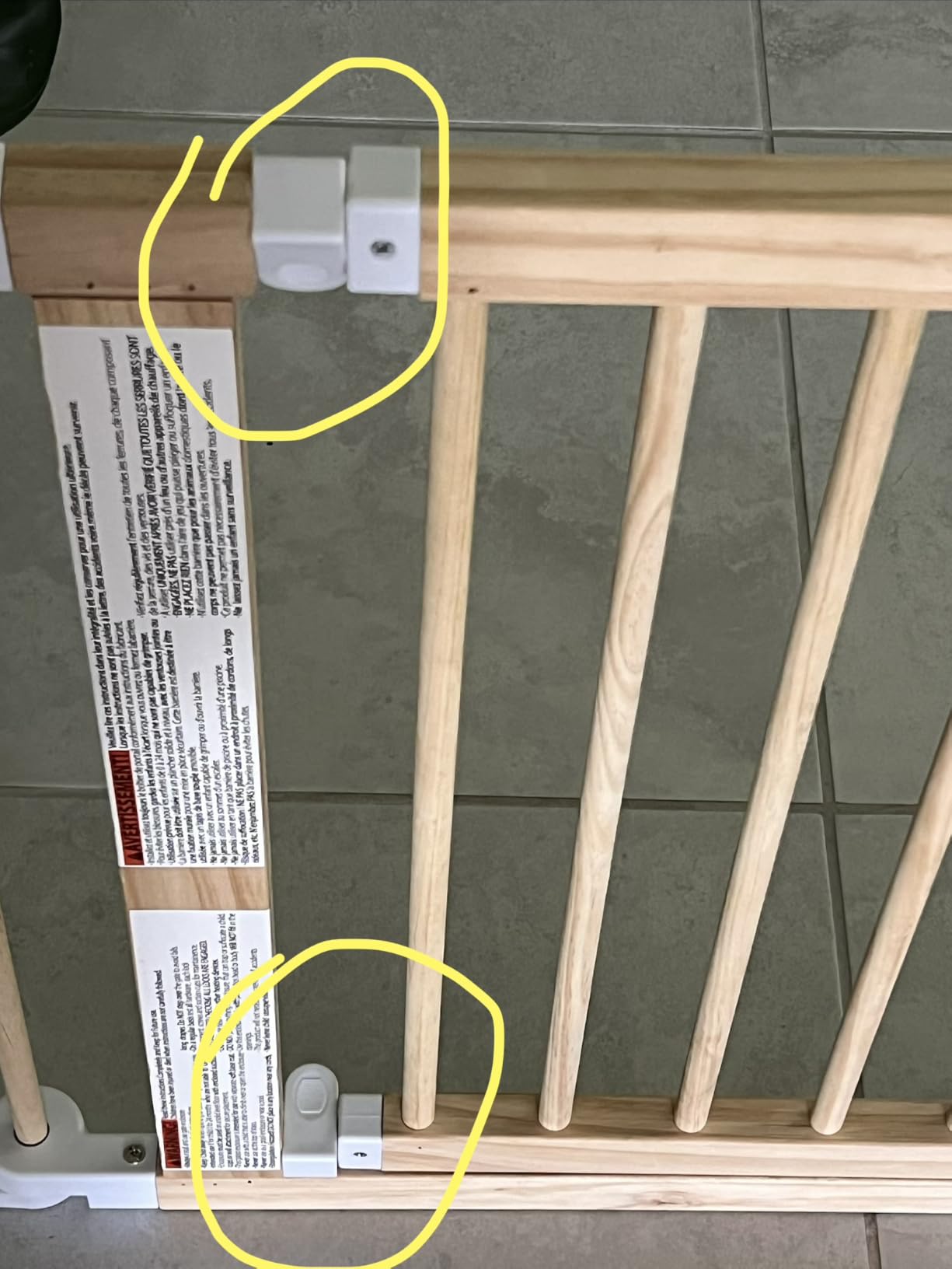 Comfy Cubs Baby Gate Playpen 57x57x25in - Foldable Playpen Light Wood White | Extends Up to 228