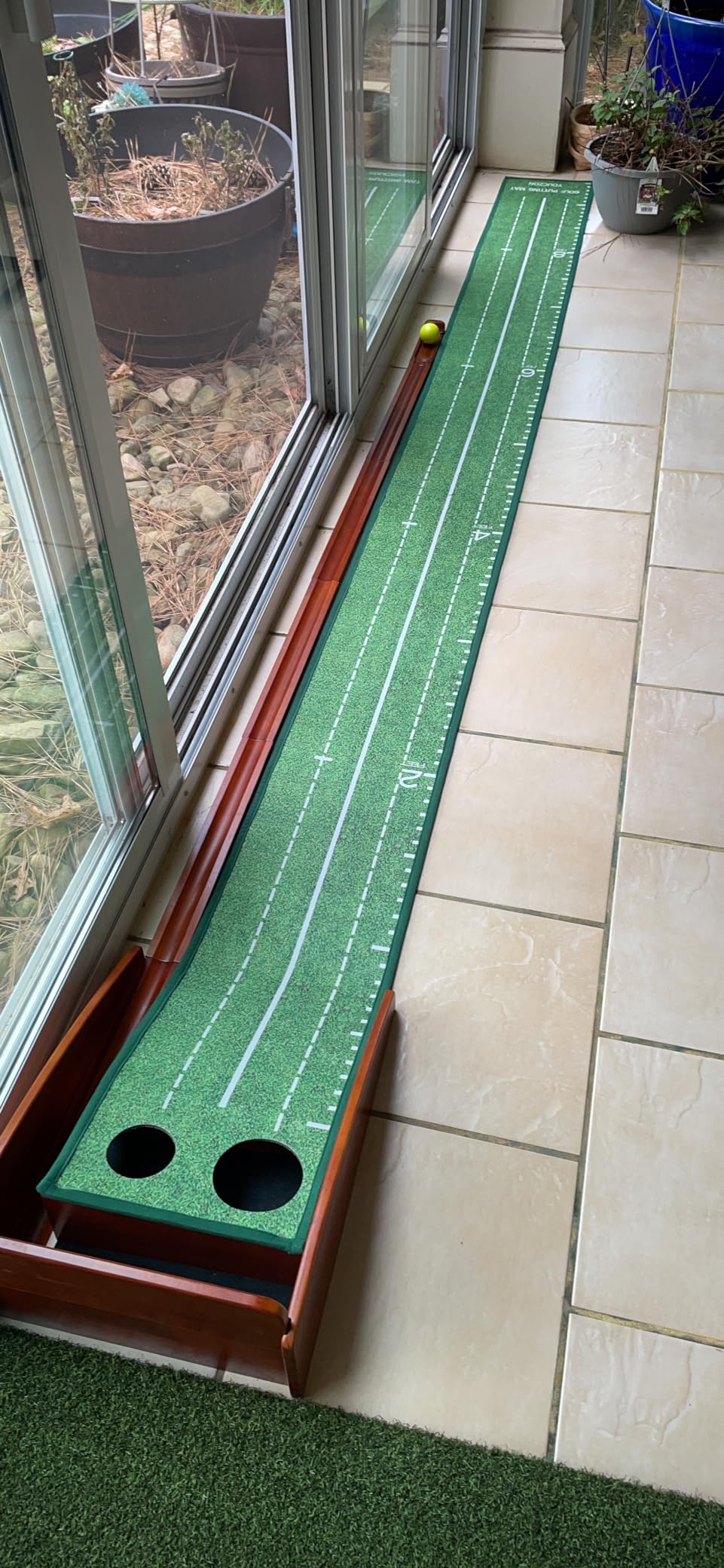 YOUCZON Putting Green Indoor with Auto Ball Return (Premium Crystal Velvet Surface) customer photo 2