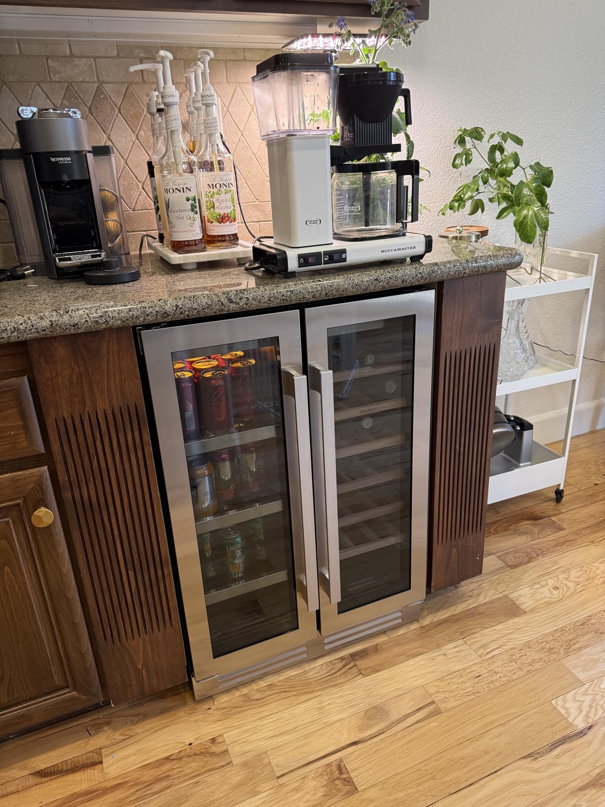 Ca'Lefort 24 Inch Wine Fridge, 51-Bottle Built-In Wine Cooler | 40-65°F Control, Adjustable Shelves, Glass Door & 3-Color LED, Automatic Defrost, Under Counter or Freestanding for Home Bar customer photo 1
