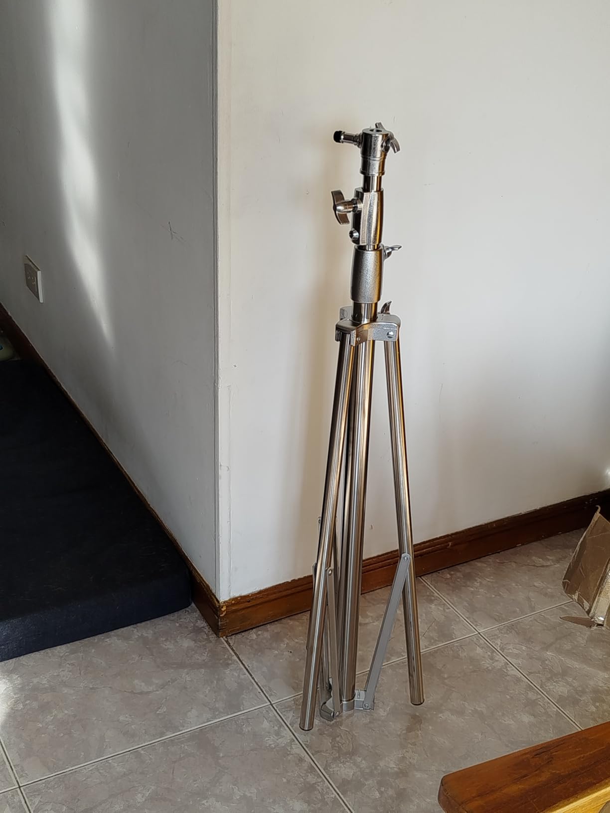 K&F CONCEPT Stainless Steel Light Stand 9.2ft/2.8m, Spring Cushioned | Heavy Duty Photography Tripod Stand with 1/4