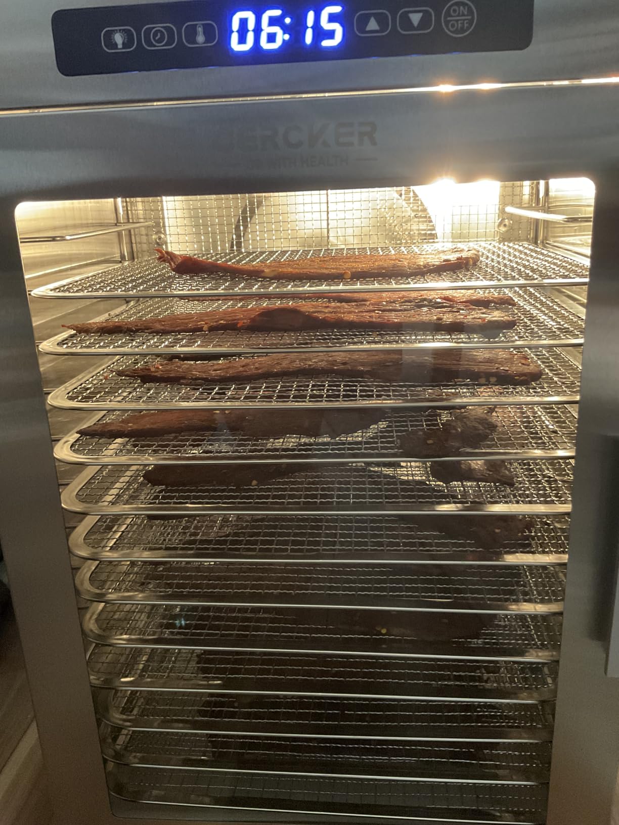 Food-Dehydrator for Fruit 14 Trays Large Food Dryer for Beef Jerky 190ºF customer photo 1