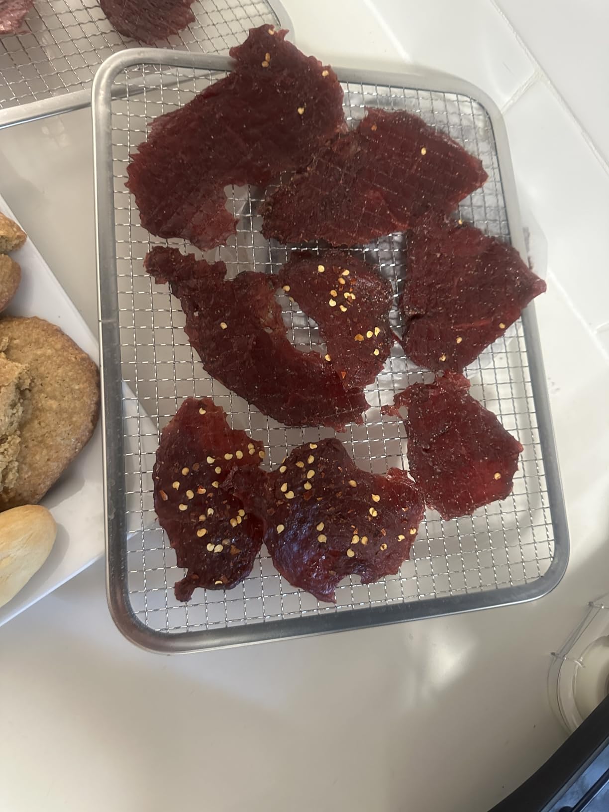 Food-Dehydrator for Fruit 14 Trays Large Food Dryer for Beef Jerky 190ºF customer photo 2