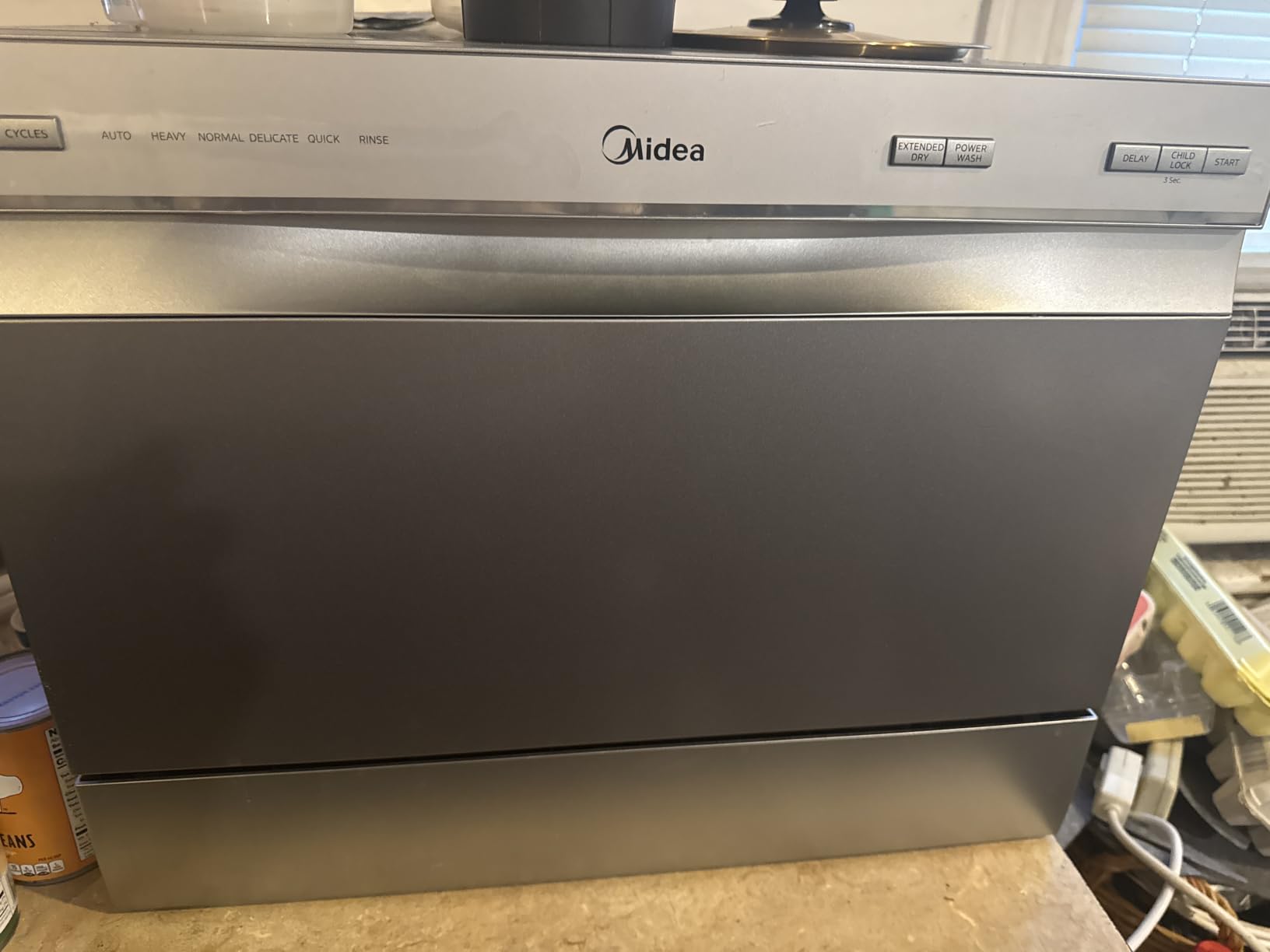 Midea Countertop Dishwasher Portable, 6 Place Settings, Energy Star | Mini Dishwasher with 6+2 Cycles, 52 dB Quiet & Compact, Perfect for Apartments, Dorms, or RVs, Silver customer photo 2