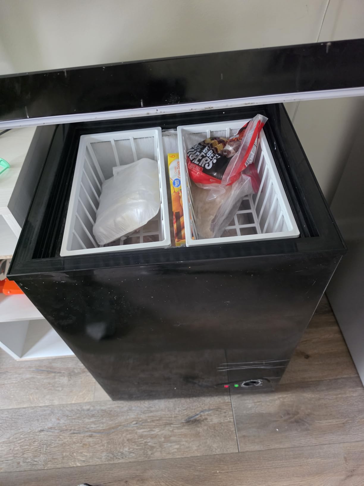 7.0 Cu Ft Chest Freezer - Energy Efficient & Quiet Mini Freezer with Adjustable Thermostat - Compact Deep Freezer for Home, Apartment, and Garage - Removable Basket & Defrost Drain customer photo 2